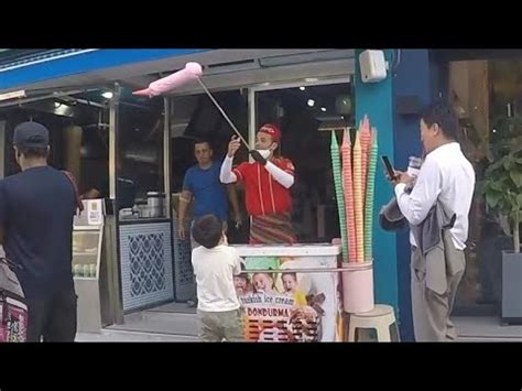 TURKISH ICE CREAM VENDOR AMAZING TRICKS YouTube