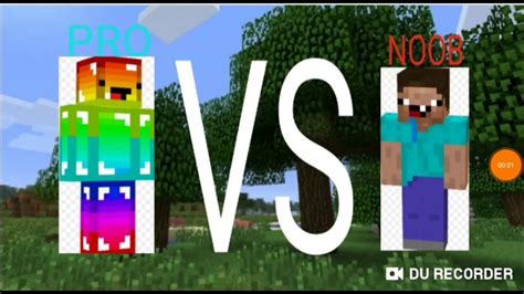 Pro Vs Noob Minecraft Partea 1 Youtube