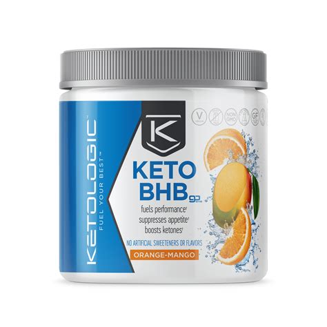 Ketologic Keto Bhb Exogenous Ketones Supplement Orange Mango