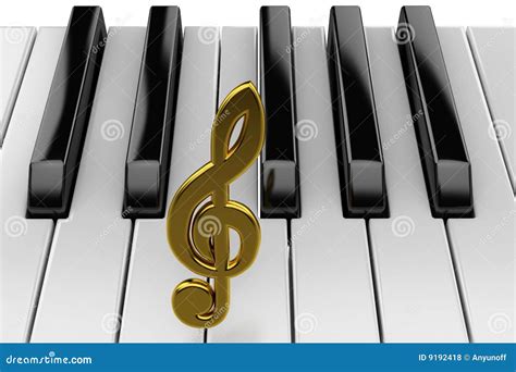 Het Toetsenbord Van De Piano Stock Illustratie Illustration Of