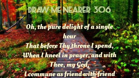 Draw Me Nearer Hymn With Lyrics Hymns 306 Praise Shorts Reels Gospelmusic Sdahymns Youtube