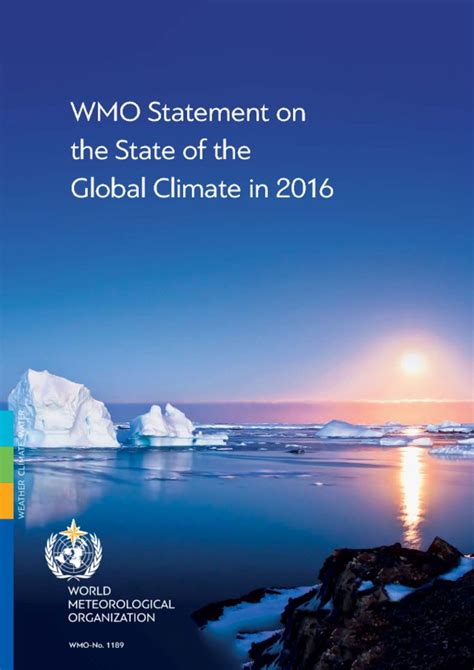 Declaraci N De La Omm Sobre El Estado Del Clima Global En Sgccc