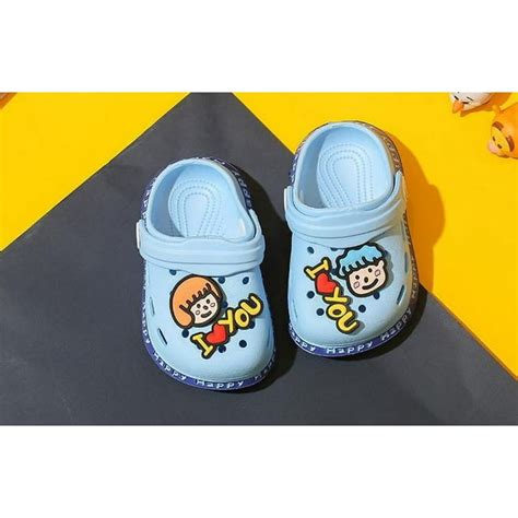 Kids Boys Girls Cartoon Clogs Slippers Toddler Slip On Lightweight