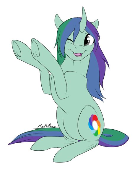 1487026 Safe Artist Mythpony Oc Oc Only Oc Paint Smear Pony