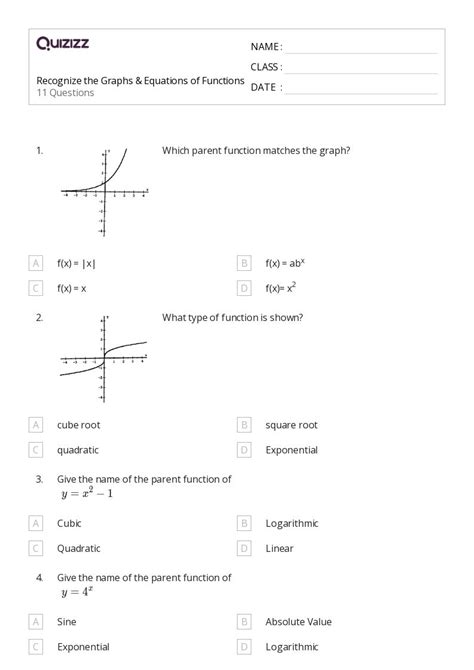 50 Graph Sine Functions Worksheets For 9th Year On Quizizz Free