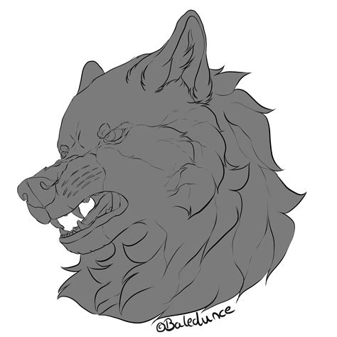 F2u Wolf Headshot Base By Baledunce On Deviantart