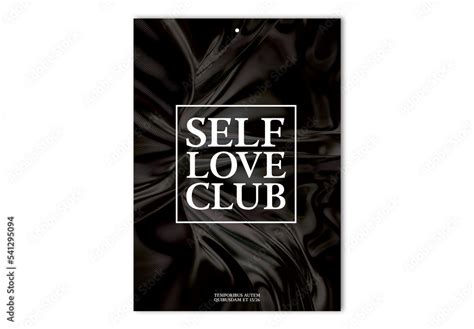 Minimalist Black and White Abstract Poster Layout Stock Template ...