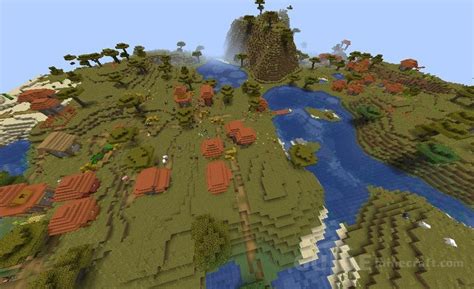 Huge Savanna Village Seed For Minecraft 1171116511521144