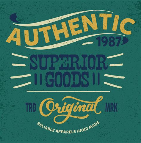 Vintage Typography On Behance