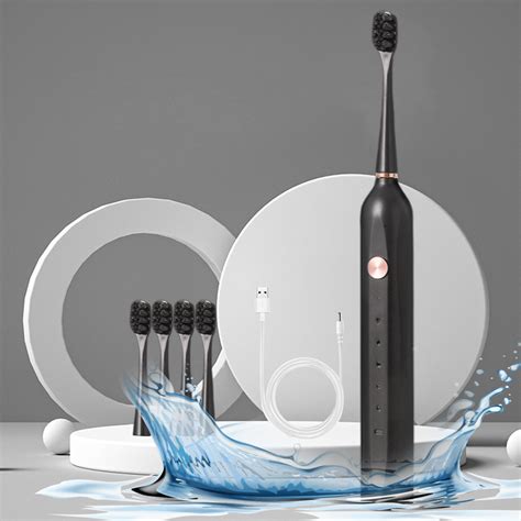 Low Noise Electric Toothbrush with Pressure Sensor, Portable Smart ...