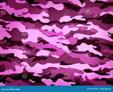 Camouflage Pink Pattern Stock Illustration Illustration Of Army