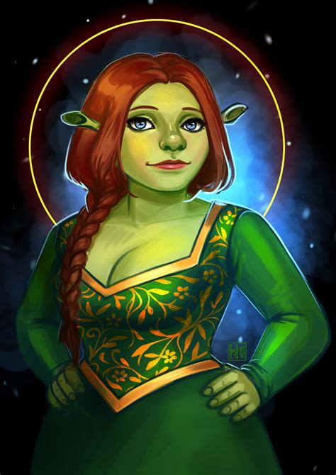 Made a Fiona painting : r/Shrek