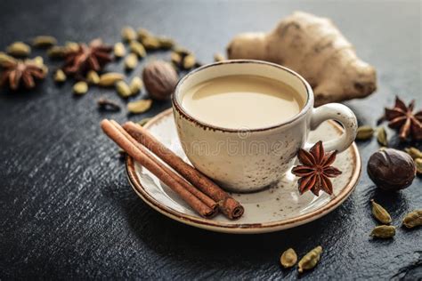 Traditional Indian Drink Masala Tea Stock Photo Image Of Organic