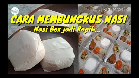 Cara Membungkus Nasi Untuk Bisnis Katering Dapurjajancirebon Youtube