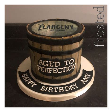 Larceny Bourbon Cake In 2021 Bourbon Cake Barrel Cake Custom Cakes