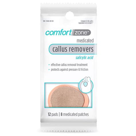 Comfort Zone Medicated Callus Removers - Salicylic Acid Treatment, 8