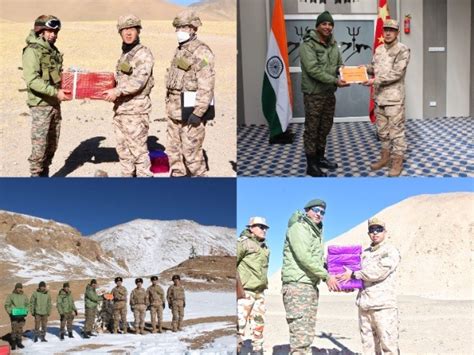 Disengagement Done India China Armies Exchange Sweets At Various