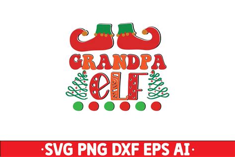 Grandpa Elf Svg Design Graphic By Ak Artwork · Creative Fabrica