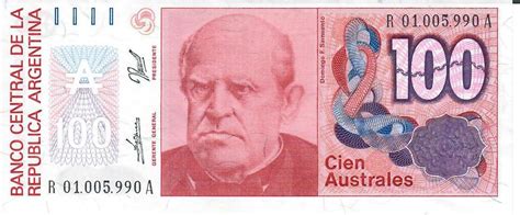 Argentinien Australes O D Banknote Geldschein Unc Ma Shops