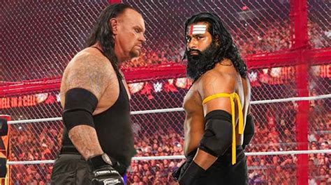 Undertaker Vs Veer Mahaan Hell In A Cell Match YouTube