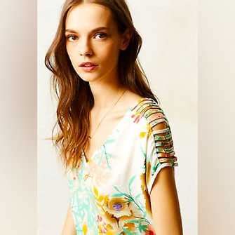 Anthropologie Anthropologie NWT Corey Lynn Calter Tropical Floral