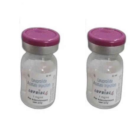 Lupride 4mg Leuprolide Acetate Injection 4ml At Best Price In New Delhi Id 2849735061173