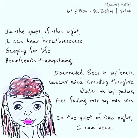 Anxiety Poem And Response Handout Poems And Pictures
