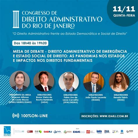 III Congresso De Direito Administrativo Do Rio De Janeiro Em