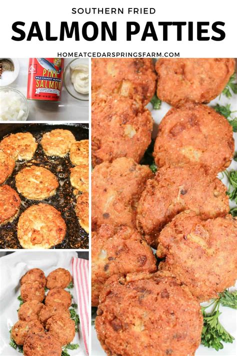 Southern Fried Salmon Patties Home At Cedar Springs Farm