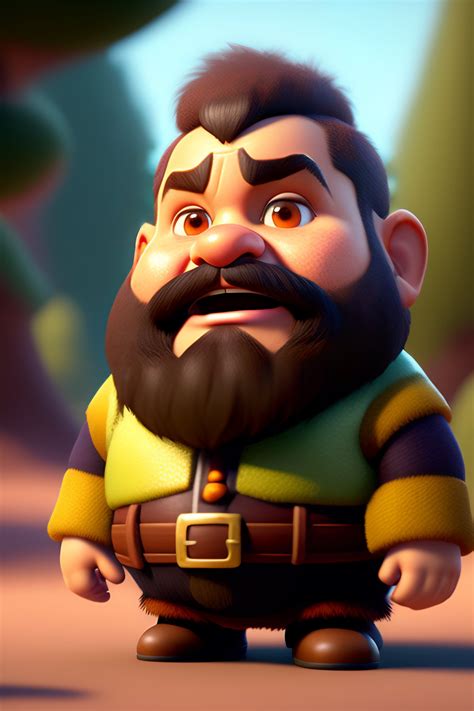 Lexica Forest Dwarf Emmanuel Macrob As A Pixar Disney Character