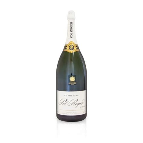 Champagner Pol Roger Brut R Serve Doppelmagnum Inkl Holzkiste Jeroboam