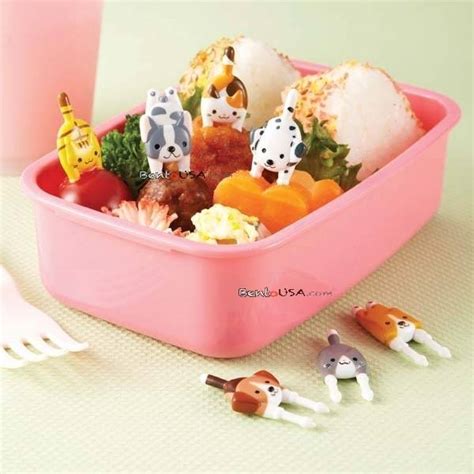 Japanese Bento Box Accessories Food Pick Cute Dogs and Cats - All Things For Sale