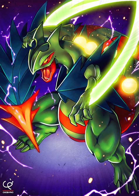 Dragon Blade Mega Sceptile By Chobi Pho On Deviantart Pokemon Dragon Cool Pokemon