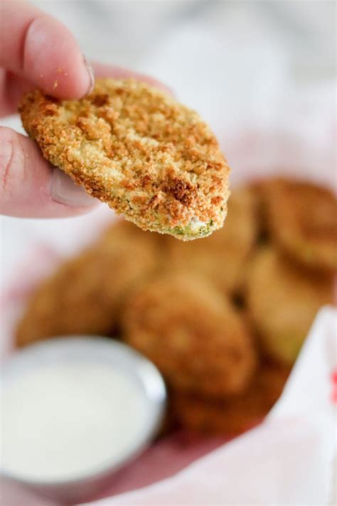 Making Fried Pickles In The Air Fryer Takes Hardly Any Time And Uses No