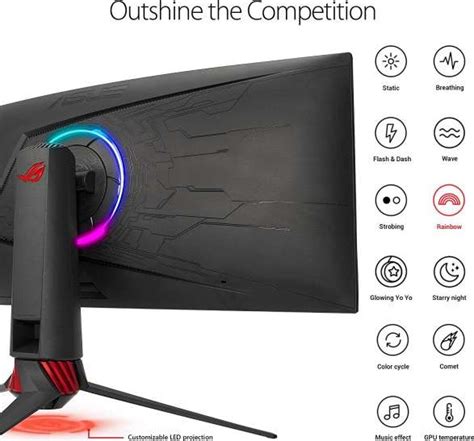 ASUS ROG Strix XG35VQ Curved Gaming Monitor 35 Inch UWQHD 3440x1440