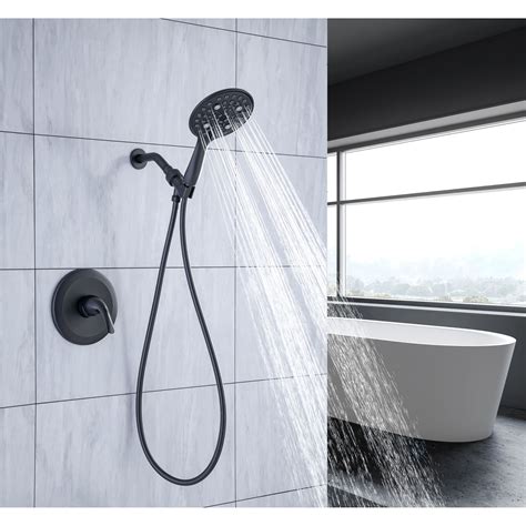 Awztoo 6 Inch Detachable Handheld Shower Head Shower Faucet With