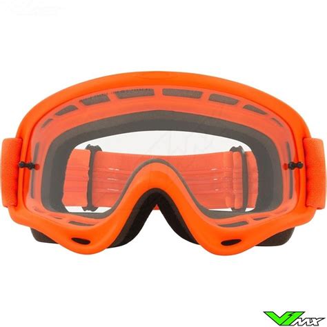 Oakley O Frame Motocross Goggle Orange Clear Lens