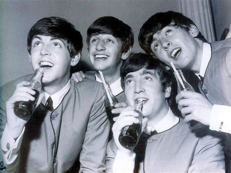 The Beatles Drinking Coke The Beatles Beatles Songs Paul Mccartney