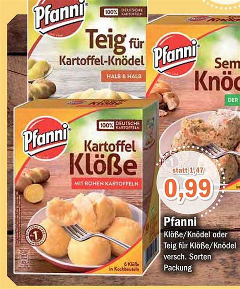 Pfanni Kl E Kn Del Oder Teig Angebot Bei Aktiv Irma Prospekte De