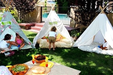 Cheerful Outdoor Teepee For Kids Playhouse Homemydesign