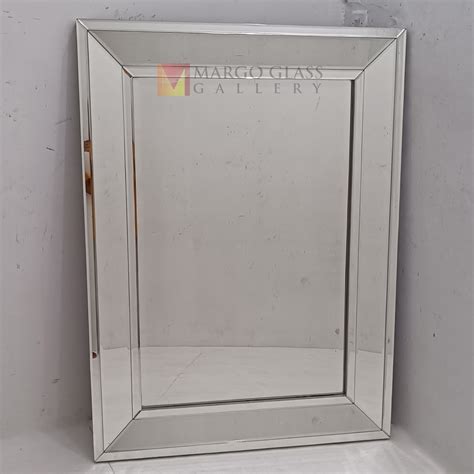 Modern Rectangle Wall Mirror Tray Mg