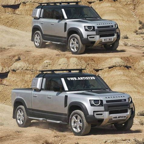 2022 Land Rover Defender 130 Pickup New Pictures Rendered Auto