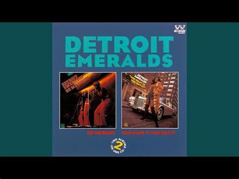 Detroit Emeralds Baby Let Me Take You In My Arms I Ll Never Sail