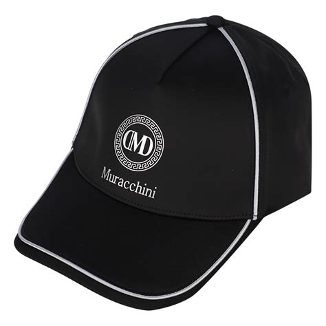 DMD Cap With Piping Print Black | DMD Muracchini