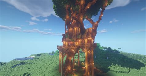 Casa Na Rvore Tree House Minecraft Map