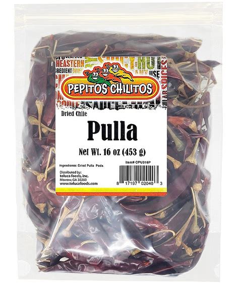 Toluca Foods Inc Chile Pulla Puya Pepitos Chilitos Chile Pulla