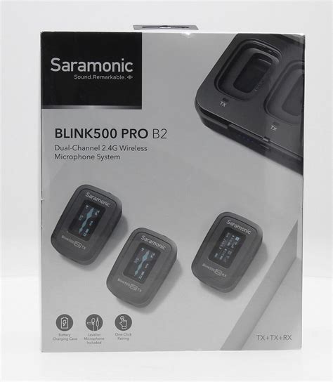 Saramonic Blink 500 Pro B2 2 4 Ghz Clip On Microphone System