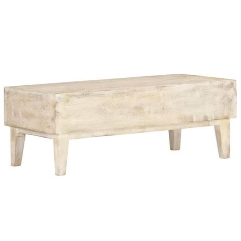 VBESTLIFE Table basse 90 x 50 x 35 cm Bois de récupération massif2