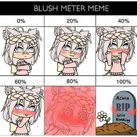 Blush meter meme | Life comics, Emotion chart, Memes