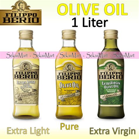 Jual FILIPPO BERIO Olive Oil 1 Liter FILIPO Pure Extra Light